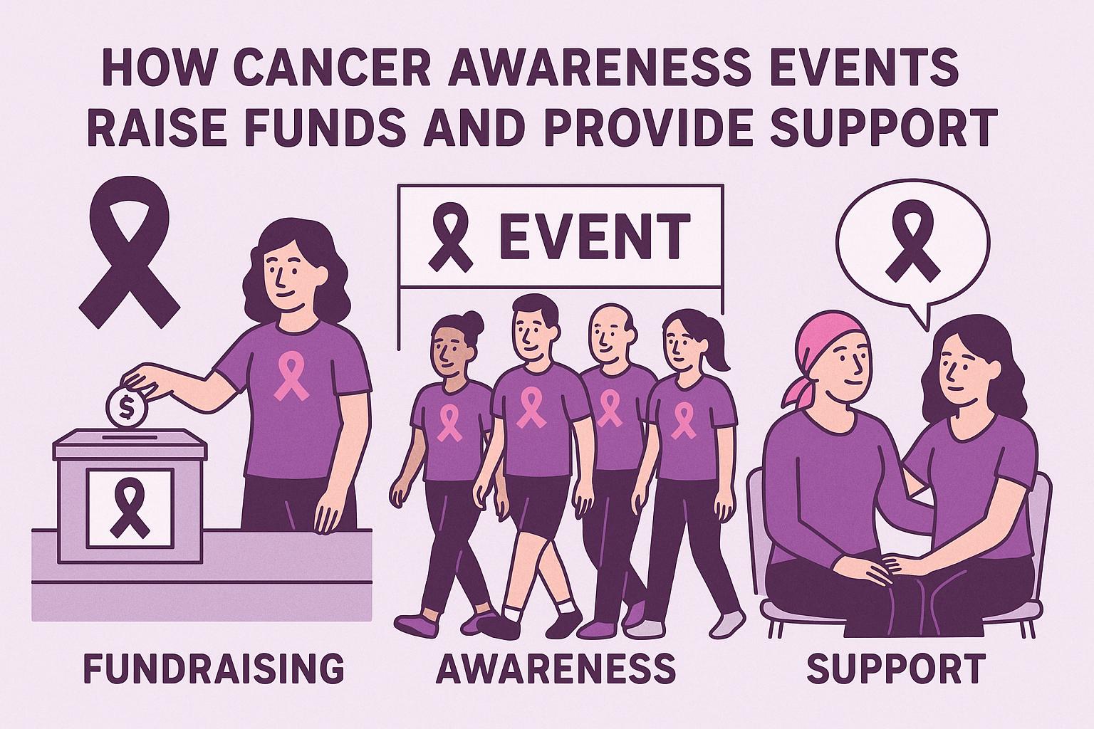 How Cancer Awareness Events Raise Funds and Provide Support